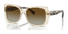Ralph RA5298U Sunglasses | Size 55 / Transparent Light Brown / Brown Gradient (Polarized) (2P 19%) №6072T5