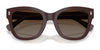 Ralph RA5301U Sunglasses | Size 52 / Shiny Black / Gradient Grey (3N 13%) №50018G