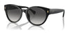 Ralph RA5302U Sunglasses | Size 54 / Shiny Black №50018G / Gradient Grey (3N 13.2%)