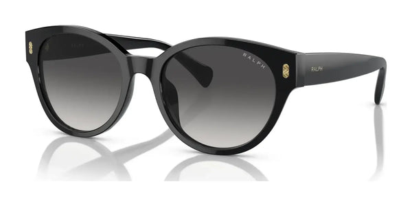 Ralph RA5302U Sunglasses | Size 54 / Shiny Black №50018G / Gradient Grey (3N 13.2%)