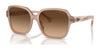 Ralph RA5304U Sunglasses | Size 57 / Shiny Opal Rose Beige / Gradient Brown (3N 14.2%) №611474