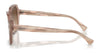 Ralph RA5304U Sunglasses | Size 57 / Shiny Opal Rose Beige / Gradient Brown (3N 14.2%) №611474