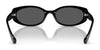 Ralph RA5306U Sunglasses | Size 55 / Shiny Black / Dark Grey (3N 11%) №500187