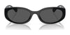 Ralph RA5306U Sunglasses | Size 55 / Shiny Black / Dark Grey (3N 11%) №500187