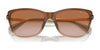 Ralph RA5308U Sunglasses | Size 57 / Shiny Transparent Brown / Gradient Brown (2N 25.5%) №613313