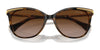 Ralph RA5309U Sunglasses | Size 55 / Transparent Blue Varnish / Light Grey Gradient (2N 25.8%) №615035
