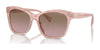 Ralph RA5310U Sunglasses | Size 56 / Shiny Striped Rose / Brown Rose (2N 27%) №615314