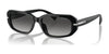 Ralph RA5311U Sunglasses | Size 54 / Shiny Black / Gradient Grey (3N 13.2%) №50018G