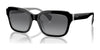 Ralph RA5312U Sunglasses | Size 55 / Shiny Black On Opal Grey / Gradient Grey (Polarized) (3P 10.7%) №6066T3