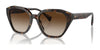 Ralph RA5315U Sunglasses | Size 54 / Shiny Dark Havana / Gradient Brown (3N 16%) №500313