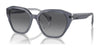 Ralph RA5315U Sunglasses | Size 54 / Transparent Grey / Gradient Grey (Polarized) (3P 13%) №6187T3