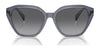 Ralph RA5315U Sunglasses | Size 54 / Transparent Grey / Gradient Grey (Polarized) (3P 13%) №6187T3