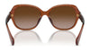 Ralph RA5316U Sunglasses | Size 56 / Shiny Dark Havana / Gradient Brown (3N 10.7%) №614913