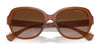 Ralph RA5316U Sunglasses | Size 56 / Shiny Dark Havana / Gradient Brown (3N 10.7%) №614913