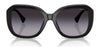 Ralph RA5321U Sunglasses | Size 56 / Shiny Black / Gradient Grey (3N 13%) №50018G