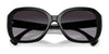Ralph RA5321U Sunglasses | Size 56 / Shiny Black / Gradient Grey (3N 13%) №50018G