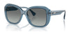 Ralph RA5321U Sunglasses | Size 56 / Shiny Transparet Blue Milky / Gradient Grey (2N 30.0%) №606811