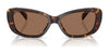 Ralph RA5322U Sunglasses | Size 55 / Shiny Dark Havana / Brown (3N 9%) №500313