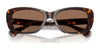 Ralph RA5322U Sunglasses | Size 55 / Shiny Dark Havana / Brown (3N 9%) №500313