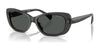 Ralph RA5322U Sunglasses | Size 55 / Shiny Transparent Black / Grey (3N 11%) №553687