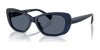 Ralph RA5322U Sunglasses | Size 55 / Shiny Opalescent Blue / Blue Grey (3N 12%) №605987