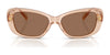 Ralph RA5322U Sunglasses | Size 55 / Shiny Dark Havana / Brown (3N 9%) №500313