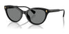 Ralph RA5326U Sunglasses | Size 55 / Shiny Black / Light Grey (2N 19%) №500187