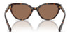Ralph RA5326U Sunglasses | Size 55 / Shiny Black / Light Grey (2N 19%) №500187