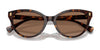 Ralph RA5326U Sunglasses | Size 55 / Shiny Black / Light Grey (2N 19%) №500187