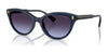 Ralph RA5326U Sunglasses | Size 55 / Shiny Opalescent Blue / Gradient Violet (3N 15.0%) №60594Q