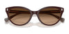 Ralph RA5326U Sunglasses | Size 55 / Shiny Black / Light Grey (2N 19%) №500187