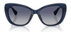 Ralph RA5329U Sunglasses | Size 56 / Shiny Black / Grey Gradient (3N 13.2%) №50018G