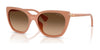 Ralph RA5330U Sunglasses | Size 56 / Shiny Milky Peach / Brown Gradient (3N 14.2%) №623774