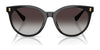 Ralph RA5331U Sunglasses | Size 55 / Shiny Black / Grey Gradient (3N 13.2%) №50018G