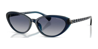 Ralph RA5338U Sunglasses Dark Transparent Blue / Azure Gradient Blue