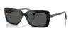 Ralph RA5342U Sunglasses | Size 56 / Shiny Black On Transparent / Grey (3N 11%) №629787