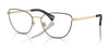 Ralph RA6046 Eyeglasses | Size 53 / Shiny Pale Gold №9391