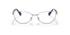 Ralph RA6048 Eyeglasses | Size 53 / Shiny Silver №9001
