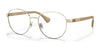 Ralph RA6050 Eyeglasses / Shiny Pale Gold №9116 / Size 51