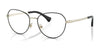 Ralph RA6054 Eyeglasses | Size 54 / Shiny Pale Gold №9443