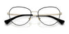 Ralph RA6054 Eyeglasses | Size 54 / Shiny Pale Gold №9443