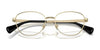 Ralph RA6057 Eyeglasses / Shiny Pale Gold №9116 / Size 52