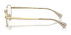 Ralph RA6057 Eyeglasses / Shiny Pale Gold №9116 / Size 52