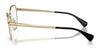 Ralph RA6058 Eyeglasses / Shiny Pale Gold №9443 / Size 55