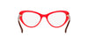 Ralph RA7107 Eyeglasses / Shiny Transparent Red №5785 / Size 53