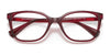 Ralph RA7110 Eyeglasses | Size 54 / Shiny Transparent Burgundy №5944