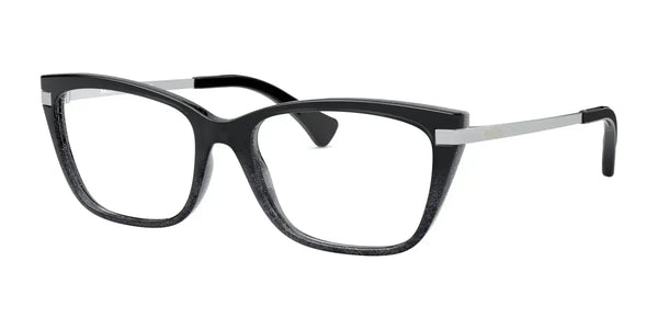 Ralph RA7119 Eyeglasses | Size 52 / Shiny Black Gradient Glitter №5841