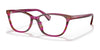 Ralph RA7133U Eyeglasses / Striped Brown Purple №5984 / Size 53