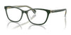 Ralph RA7133U Eyeglasses / Green On Crystal №6071 / Size 53