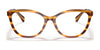 Ralph RA7134 Eyeglasses / Striped Brown №5988 / Size 52